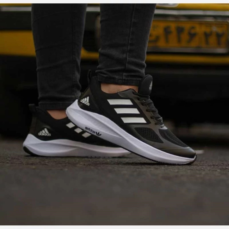 کتونی آدیداس شیلد طوسی مردانه و زنانه سایز 37 تا ۴۴ کیفیت درجه ۱
